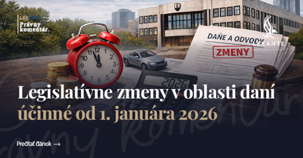 Zmiany legislacyjne w obszarze opodatkowania obowiązujące od 1 stycznia 2026 r