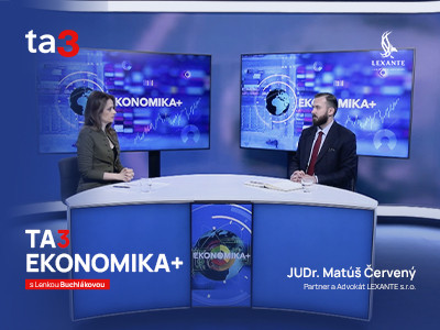 WIDEO: JUDr. Matúš Červený z LEXANTE w TA3 Ekonomika+ o nielegalnym zatrudnieniu, biznesie i samozatrudnieniu