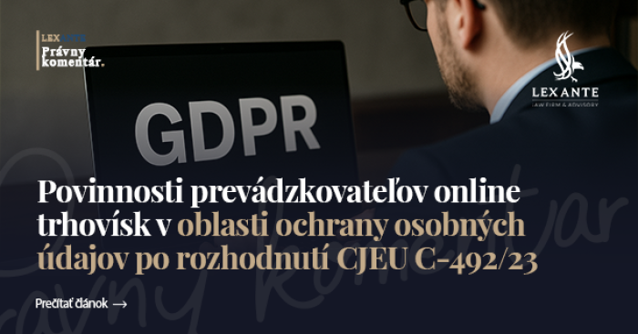 Obowiązki operatorów internetowych platform handlowych w obszarze ochrony danych osobowych po decyzji TSUE C-492/23